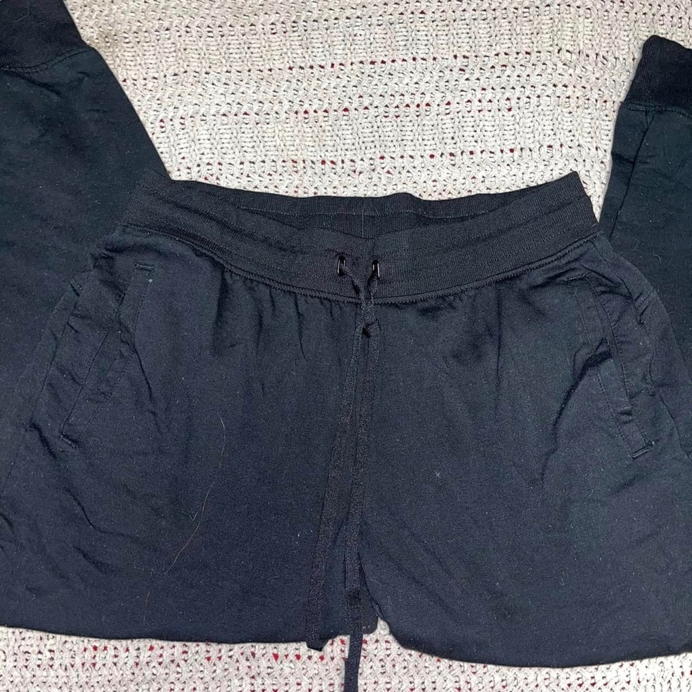 Women’s black joggers